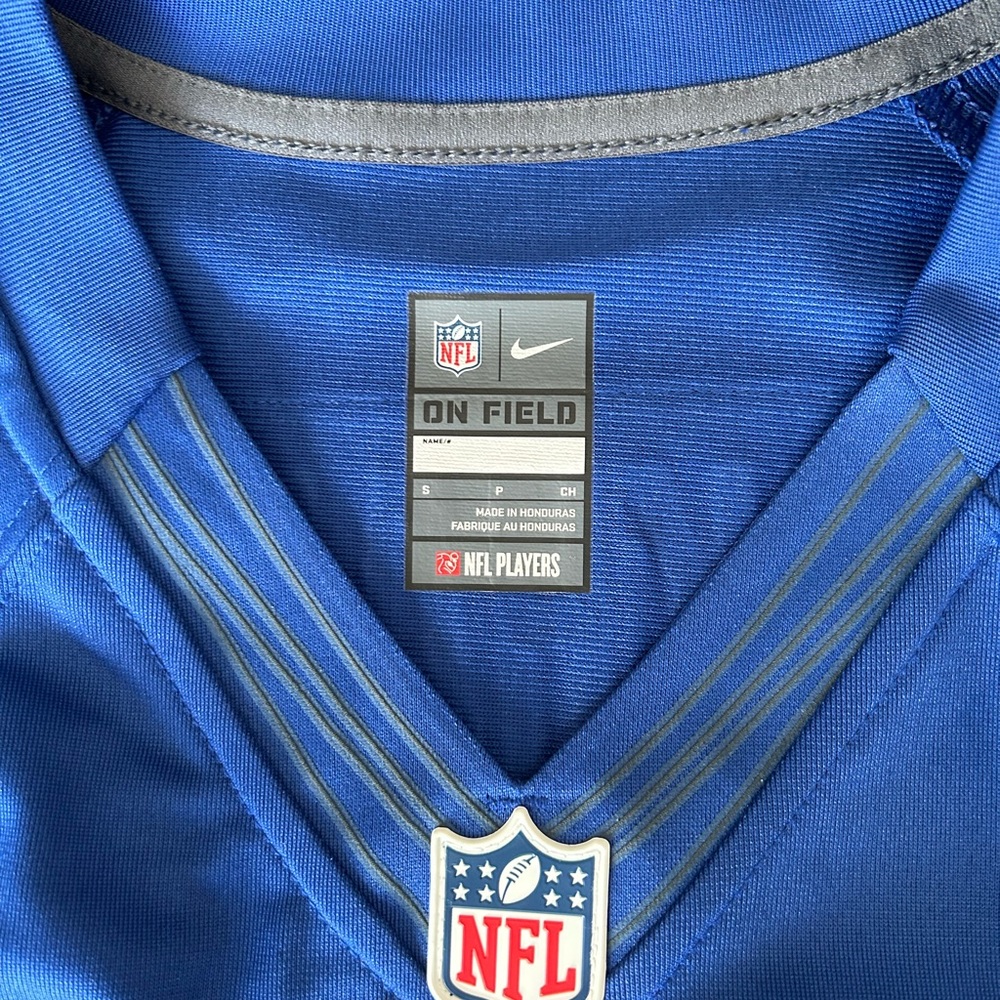 NEW YORK GIANTS OFFICIAL JERSEY - WOMENS SMALL - Picture 4 of 4